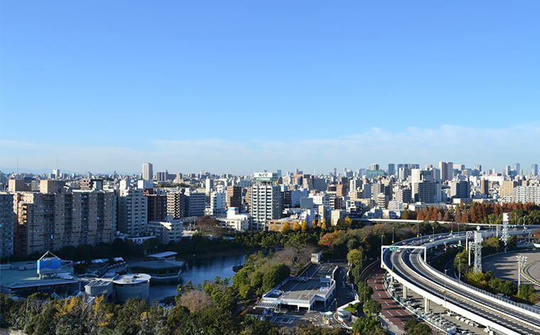 屋上からの景色